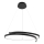 LED Luster na lanku LORENZO LED/35W/230V čierna