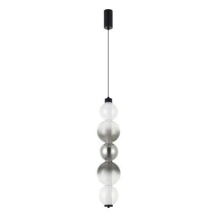 LED luster na lanku LUMMI LED/19W/230V čierna/dymová