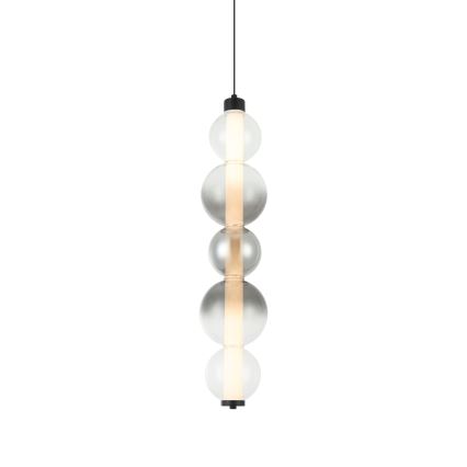 LED luster na lanku LUMMI LED/19W/230V čierna/dymová