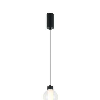 LED luster na lanku LUMMI LED/19W/230V čierna/dymová
