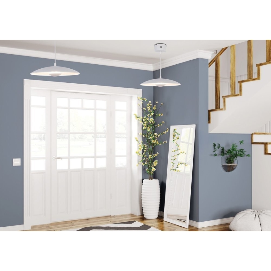 LED Luster na lanku LUND LED/10W/230V biela