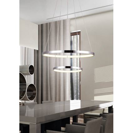 LED Luster na lanku LUNE LED/40W/230V