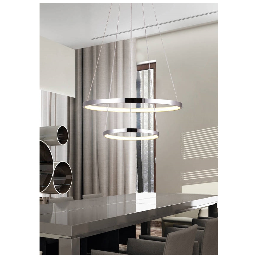 LED Luster na lanku LUNE LED/40W/230V