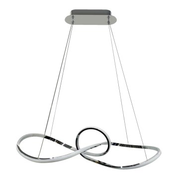 LED Luster na lanku MARCO LED/42W/230V lesklý chróm