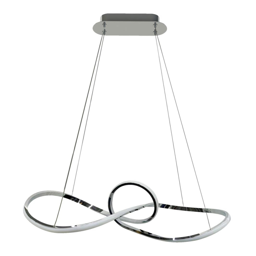 LED Luster na lanku MARCO LED/42W/230V lesklý chróm