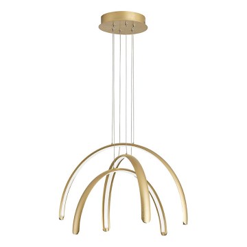 LED luster na lanku MEGAN LED/41W/230V zlatý