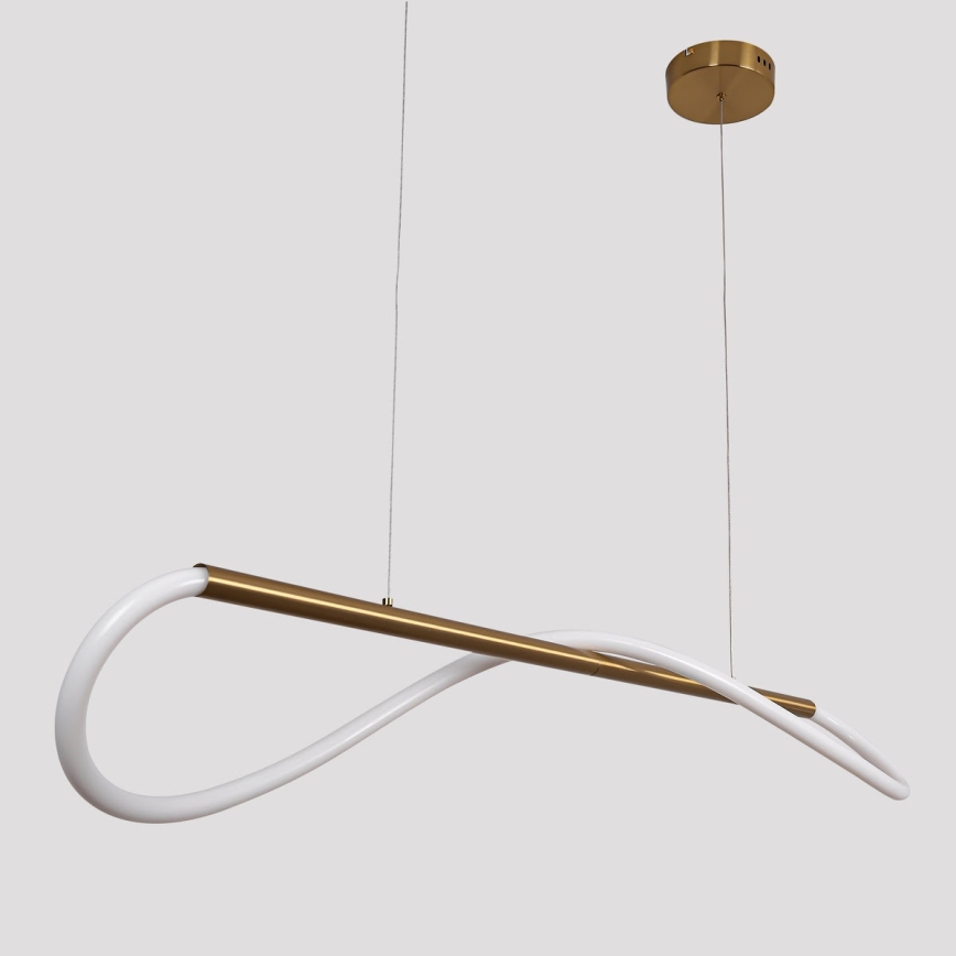 LED luster na lanku MELECA LED/24W/230V 3000/4000/6000K 100 cm zlatý