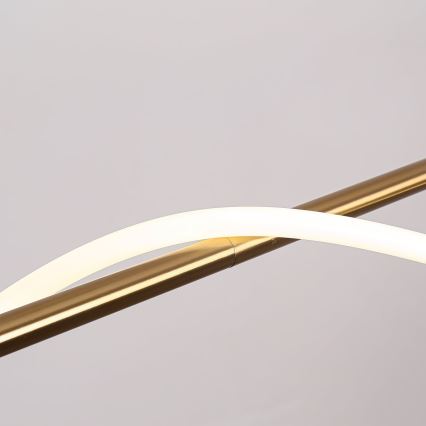 LED luster na lanku MELECA LED/24W/230V 3000/4000/6000K 100 cm zlatý