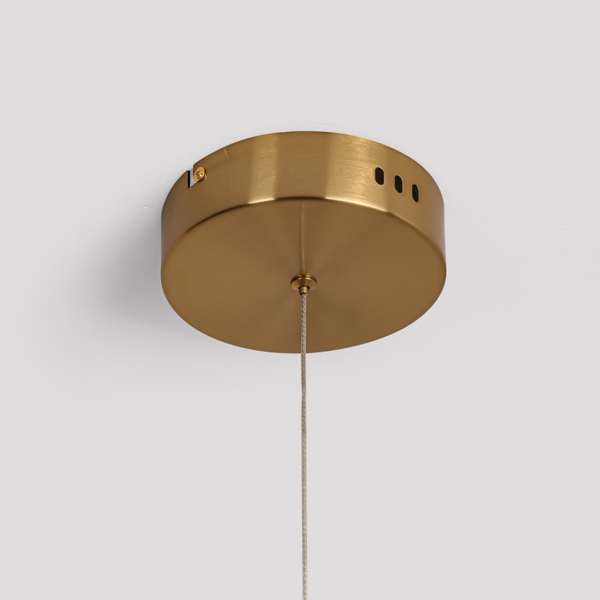 LED luster na lanku MELECA LED/24W/230V 3000/4000/6000K 100 cm zlatý