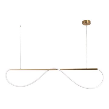 LED Luster na lanku MELECA LED/36W/230V 3000/4000/6000K 160 cm zlatý