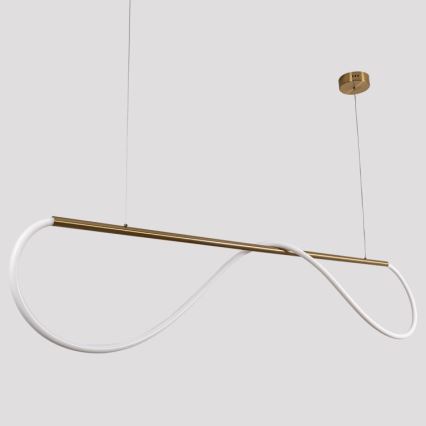 LED Luster na lanku MELECA LED/36W/230V 3000/4000/6000K 160 cm zlatý