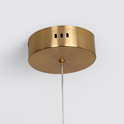 LED Luster na lanku MELECA LED/36W/230V 3000/4000/6000K 160 cm zlatý