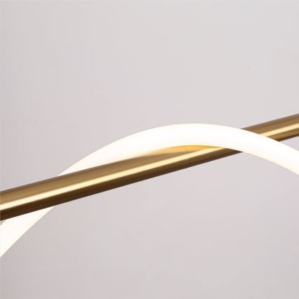 LED Luster na lanku MELECA LED/36W/230V 3000/4000/6000K 160 cm zlatý