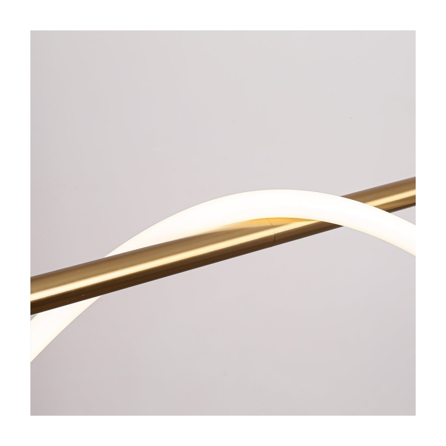 LED Luster na lanku MELECA LED/36W/230V 3000/4000/6000K 160 cm zlatý