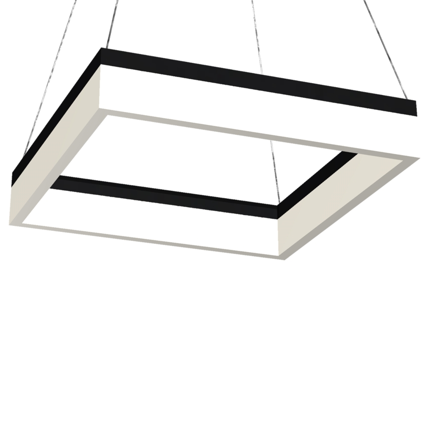 LED Luster na lanku NERO 1xLED/32W/230V