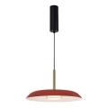 LED luster na lanku NUDO LED/11W/230V 3000/4000/6000K červený