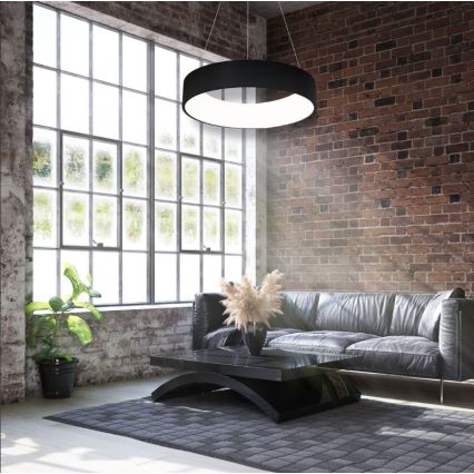 LED Luster na lanku OHIO BLACK LED/24W/230V
