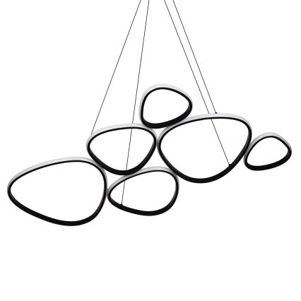 LED luster na lanku PETRA LED/58W/230V 4000K čierny