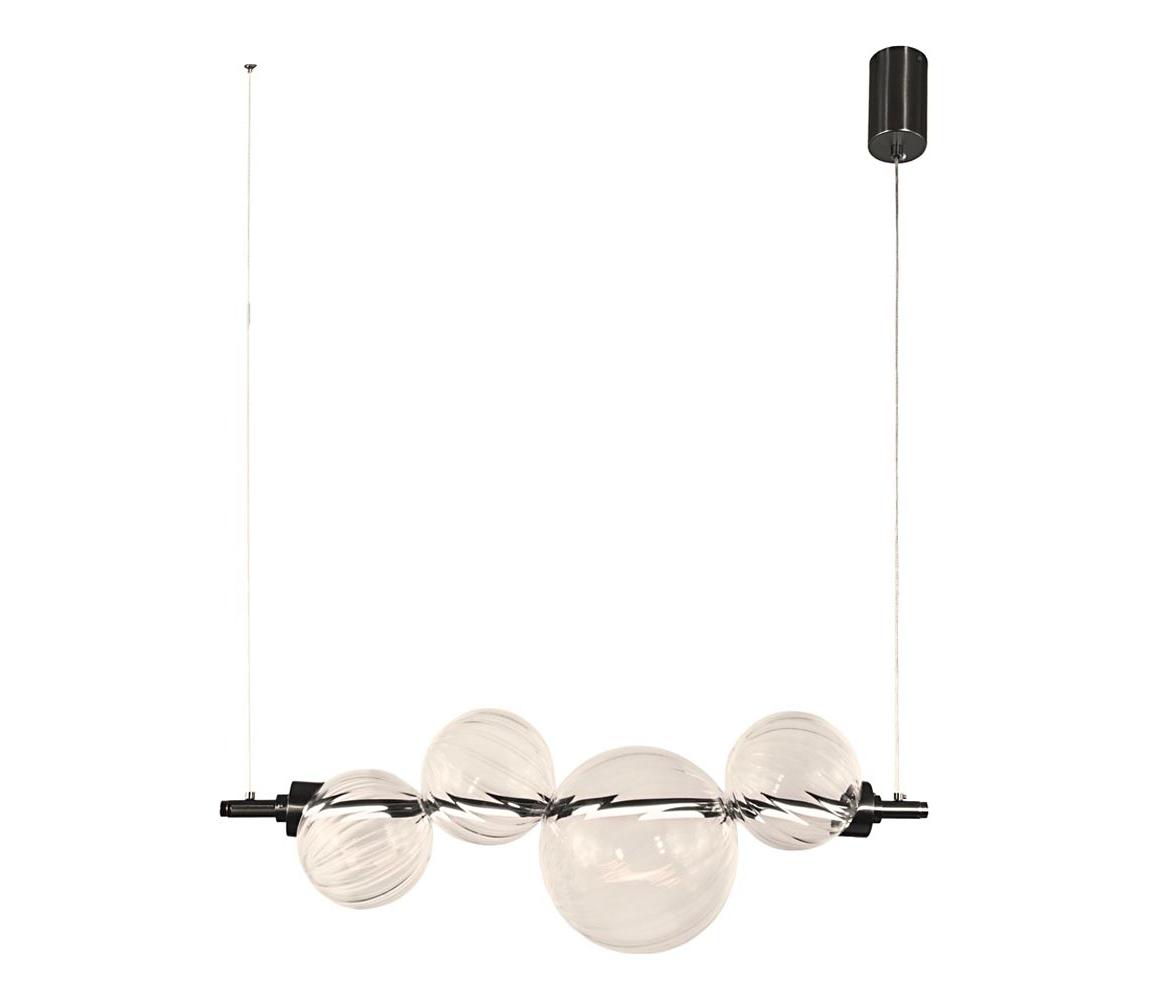 LED luster na lanku PLAYA LED/12W/230V čierny 34-50502