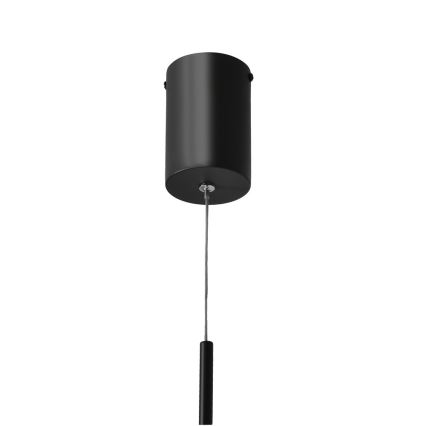 LED luster na lanku PUMA LED/10W/230V priemer 14 cm čierny