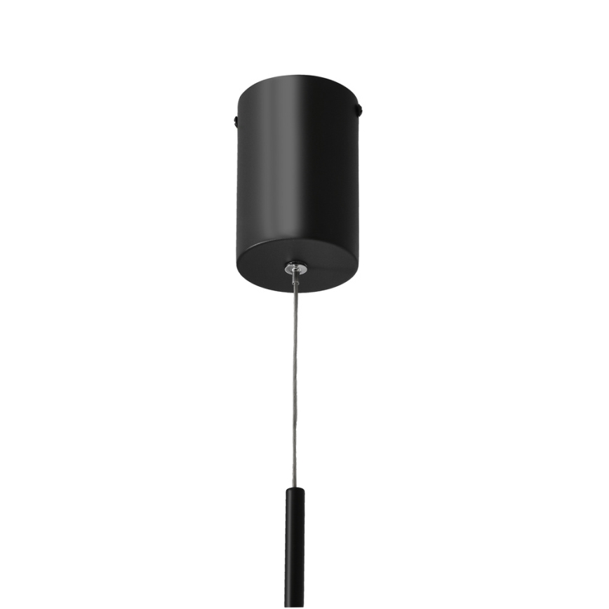 LED luster na lanku PUMA LED/10W/230V priemer 14 cm čierny