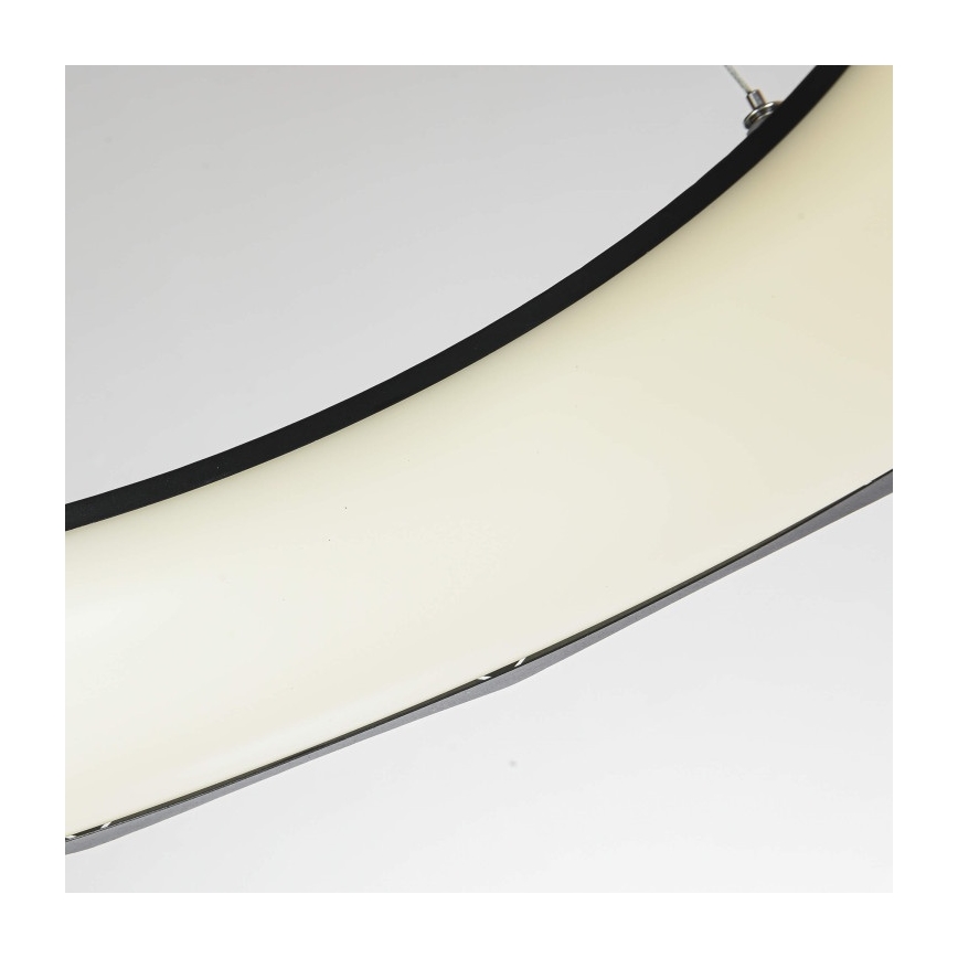 LED luster na lanku REUS LED/36W/230V 4000K pr. 61 cm čierna