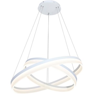 LED Luster na lanku RING s diaľkovým ovládačom LED/60W/230V