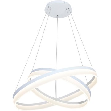 LED Luster na lanku RING s diaľkovým ovládačom LED/60W/230V