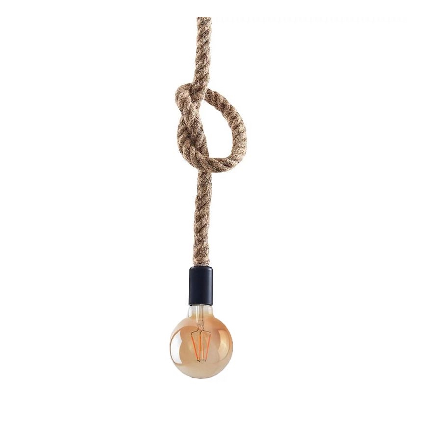 LED Luster na lanku ROPE 1xE27/8W/230V