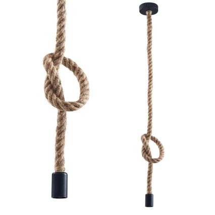 LED Luster na lanku ROPE 1xE27/8W/230V