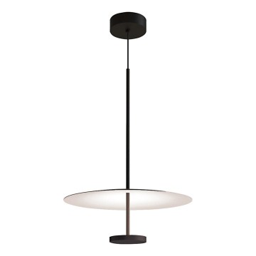 LED luster na lanku ROSS LED/13W/230V čierna/biela