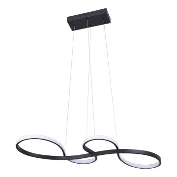 LED Luster na lanku SALSA LED/38W/230V 4000K čierna