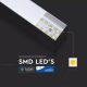 LED Luster na lanku SAMSUNG CHIP 1xLED/40W/230V 4000K čierna