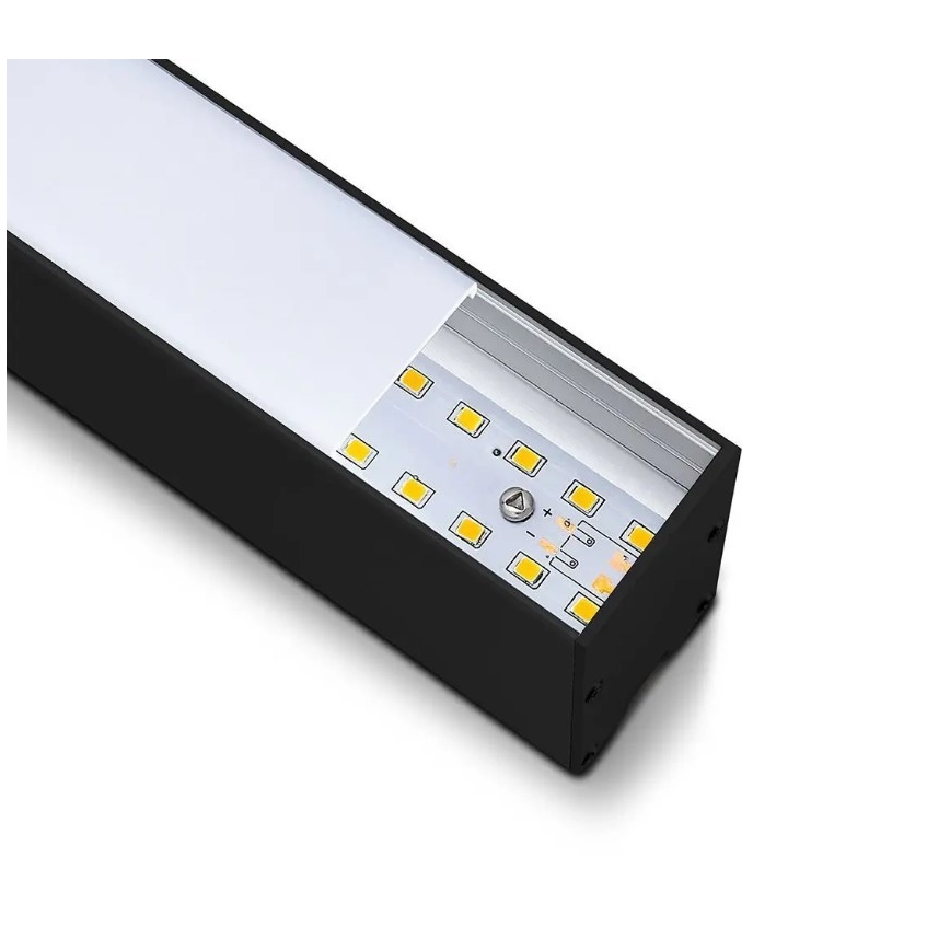 LED Luster na lanku SAMSUNG CHIP LED/40W/230V 6400K čierna