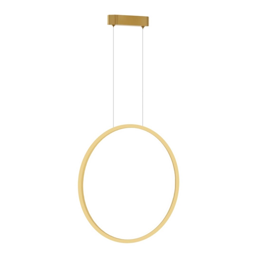 LED Luster na lanku SATURNO LED/28W/230V pr. 50 cm IP44 zlatá