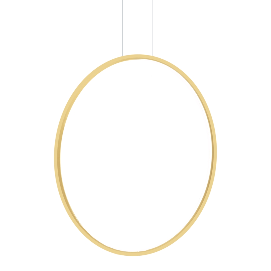 LED Luster na lanku SATURNO LED/46W/230V pr. 80 cm IP44 zlatá