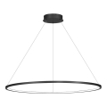 LED luster na lanku SATURNO LED/57W/230V pr. 100 cm IP44 čierna
