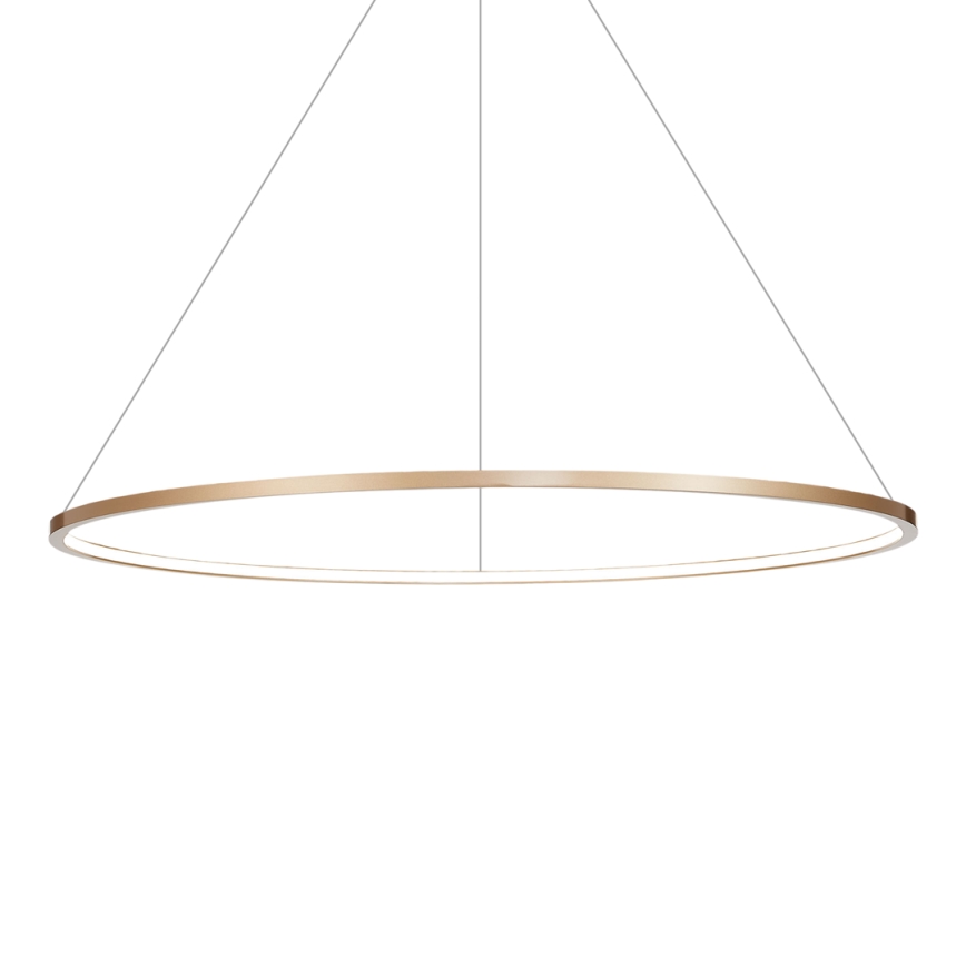 LED Luster na lanku SATURNO LED/57W/230V pr. 100 cm IP44 zlatá