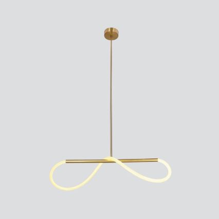 LED luster na lanku SUPREME LED/22W/230V 100 cm zlatý