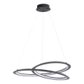 LED Luster na lanku TANGO LED/44W/230V 4000K pr. 60 cm čierna