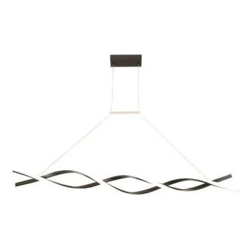 LED Luster na lanku TWIST LED/37W/230V 4000K 120 cm čierna