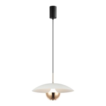 LED Luster na lanku VALIA LED/9W/230V biela/zlatá