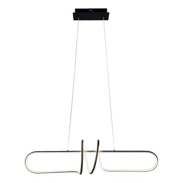 LED Luster na lanku VERTIGO LED/54W/230V čierna