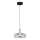 LED Luster na lanku VETRO LED/6W/230V pr. 23 cm šedá/čierna