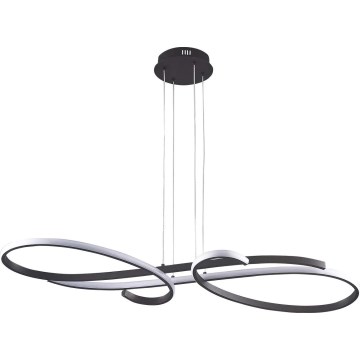LED luster na lanku VIOLIN LED/40W/230V čierny
