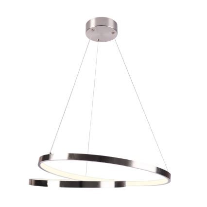 LED Luster na lanku ZEFIRA LED/40W/230V 4000K pr. 50 cm lesklý chróm