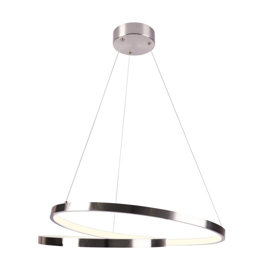 LED Luster na lanku ZEFIRA LED/40W/230V 4000K pr. 50 cm lesklý chróm