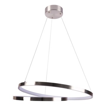 LED Luster na lanku ZEFIRA LED/40W/230V 4000K pr. 50 cm lesklý chróm