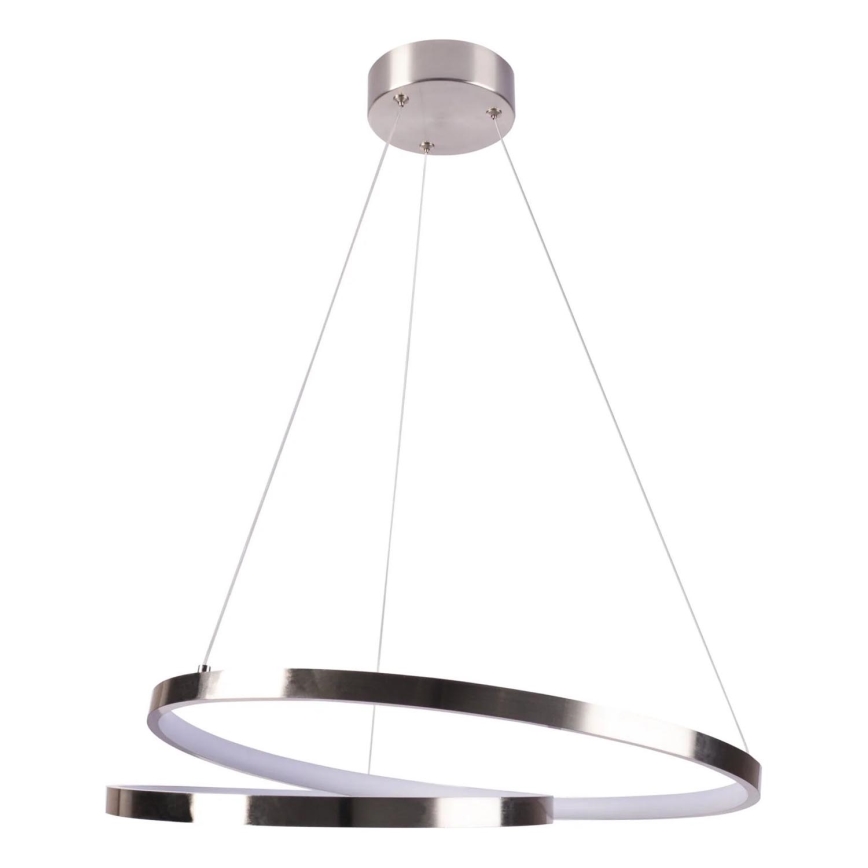 LED Luster na lanku ZEFIRA LED/40W/230V 4000K pr. 50 cm lesklý chróm