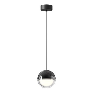 LED luster na lanku ZIREA LED/7W/230V čierny